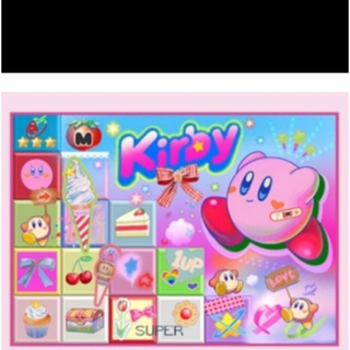 星のカービィ Kirby×monet ブランケット　ステッカー(タオルケット)