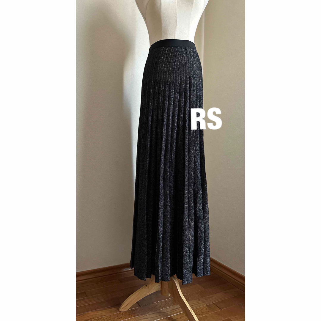 L'Appartement DEUXIEME CLASSE(アパルトモンドゥーズィエムクラス)のまるたんこ様専用になりますAP STUDIO メタリック knit スカート   レディースのスカート(ロングスカート)の商品写真