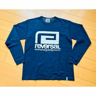 ■リバーサル reversal ビッグロゴ ロングTシャツ S 長袖 ロンT(Tシャツ/カットソー(七分/長袖))