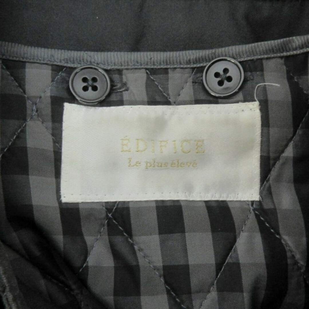 EDIFICE(エディフィス)のエディフィス ステンカラーコート ジャケット ライナー付 キルティング生地 46 メンズのジャケット/アウター(ステンカラーコート)の商品写真