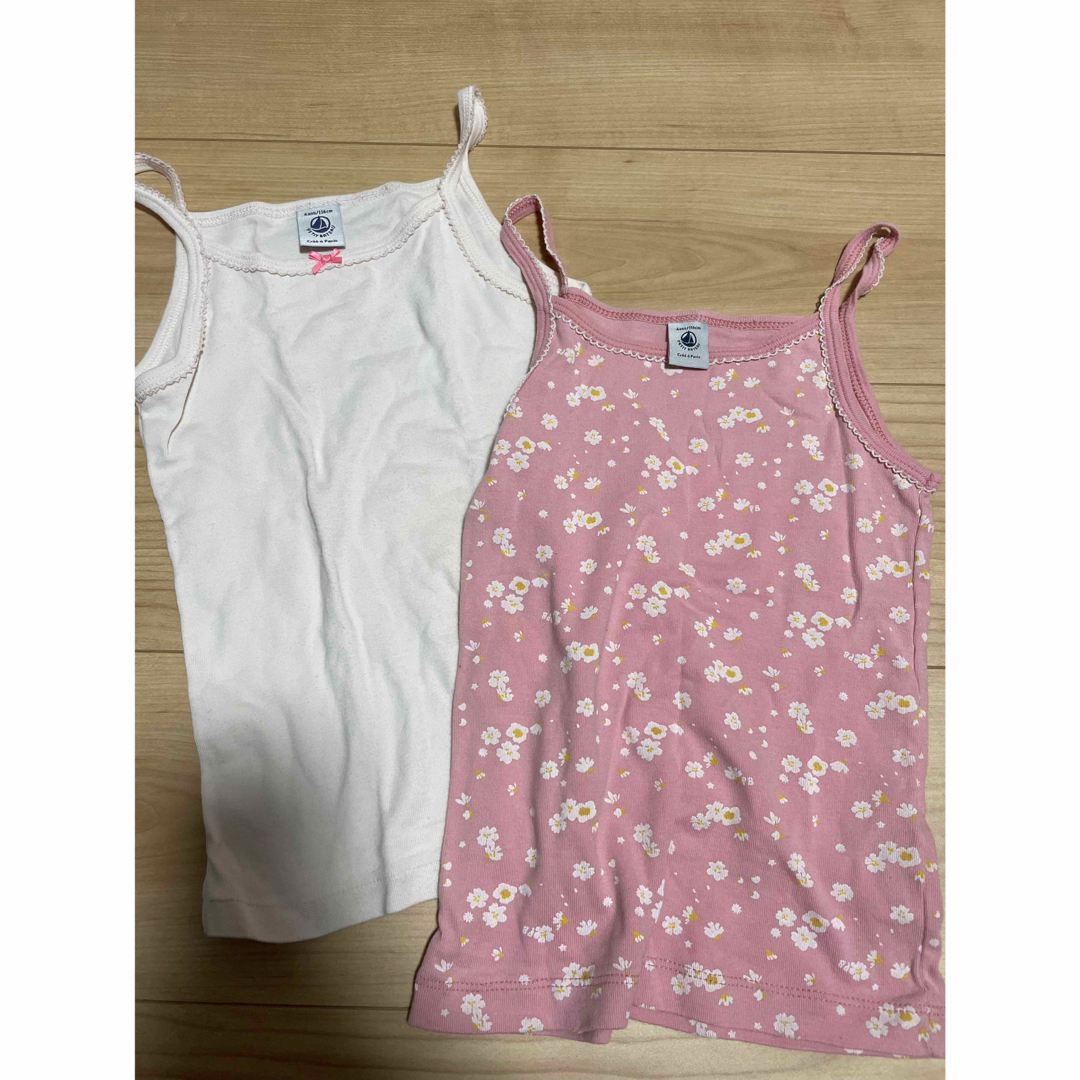 PETIT BATEAU(プチバトー)のひろこ様専用プチバトー　肌着　キャミ キッズ/ベビー/マタニティのキッズ服女の子用(90cm~)(下着)の商品写真