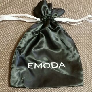 エモダ(EMODA)のEMODA 巾着袋 エモダ ショップ袋 ブラック プレゼント(ショップ袋)