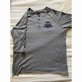 クロムハーツ(Chrome Hearts)のクロムハーツ　Tシャツ　グレー　5部袖(Tシャツ/カットソー(半袖/袖なし))