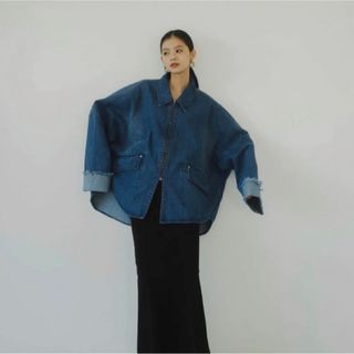 ISSEY MIYAKE - ISSEY MIYAKE ジャガード デニムジャケット オレンジ