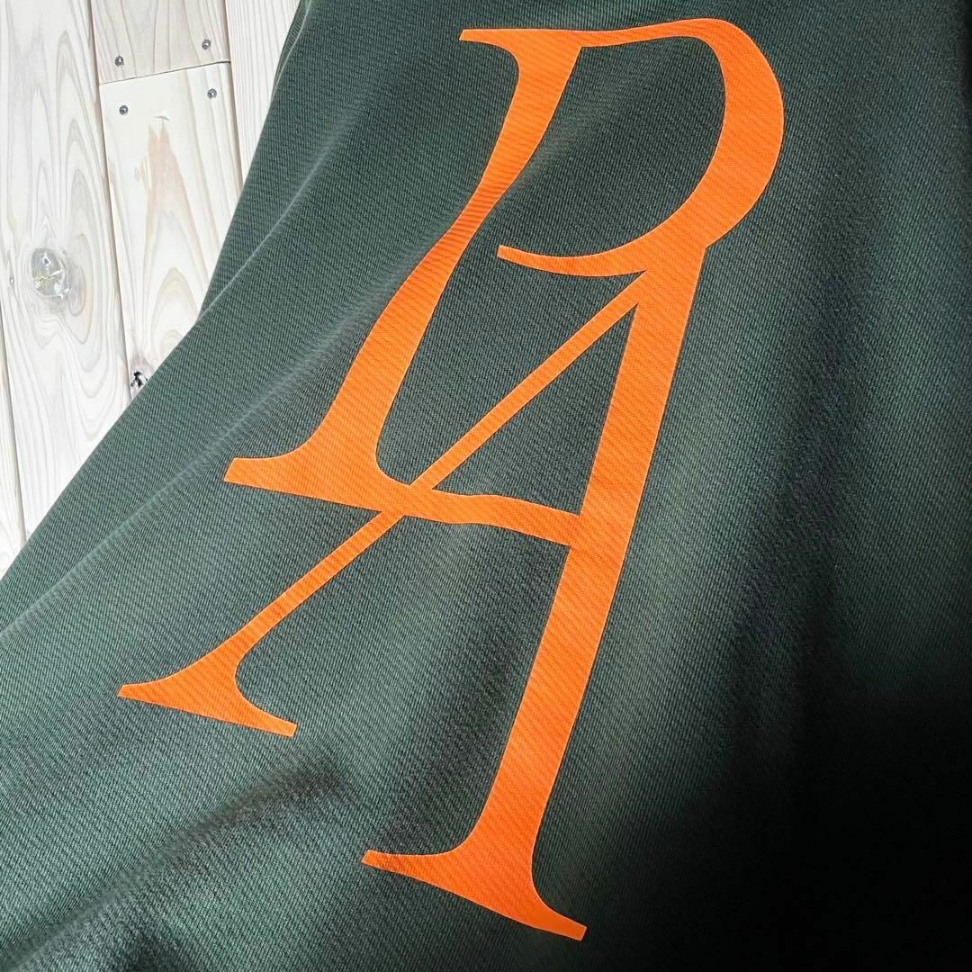 PALM ANGELS(パームエンジェルス)の【レアデザイン M】パームエンジェルス 両面ロゴ スウェット パーカー 緑 メンズのトップス(パーカー)の商品写真