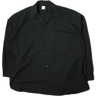 ARMY TWILL アーミーツイル 22AW C/P Plain Big Shirts コットンポリエステルプレーンビッグシャツ AM-22AW7001 M ブラック 長袖 トップス【中古】【ARMY TWILL】(シャツ)