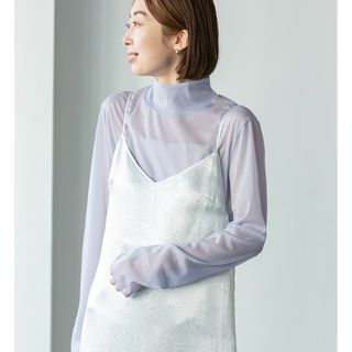 ノーブル(Noble)のNOBLE シアースキニーハイネックTOPS(カットソー(長袖/七分))