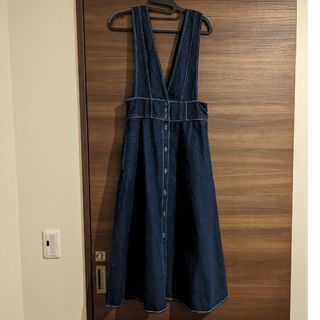 ザラ(ZARA)のZARA　デニムワンピース(ロングワンピース/マキシワンピース)