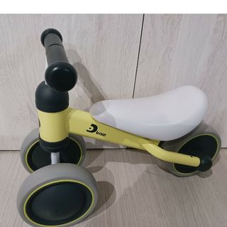 アイデス(ides)のD　bike　mini　イエロー　子どもおもちゃ　バイク　三輪車　室内利(三輪車)