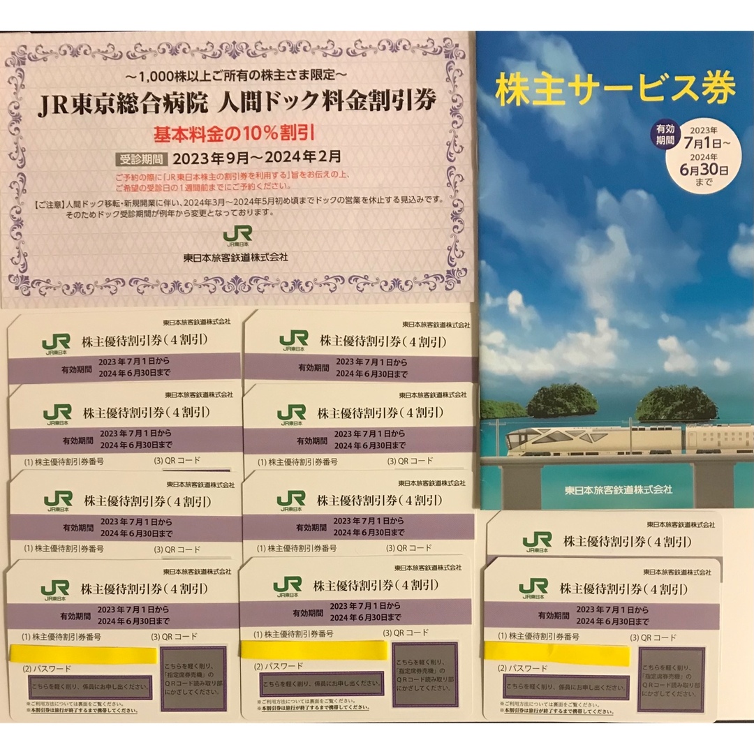 【JR 東日本　株主優待割引券（4割引）】10枚チケット