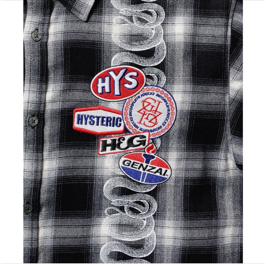 HYSTERIC GLAMOUR - HYSTERIC GLAMOUR genzai SNAKE SHIRTの通販 by