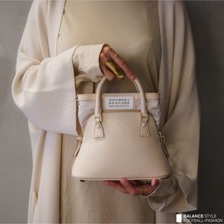 マルタンマルジェラ(Maison Martin Margiela)のマルジェラ 5AC マイクロバッグ ベージュ ピンクベージュ ゴールド(ショルダーバッグ)