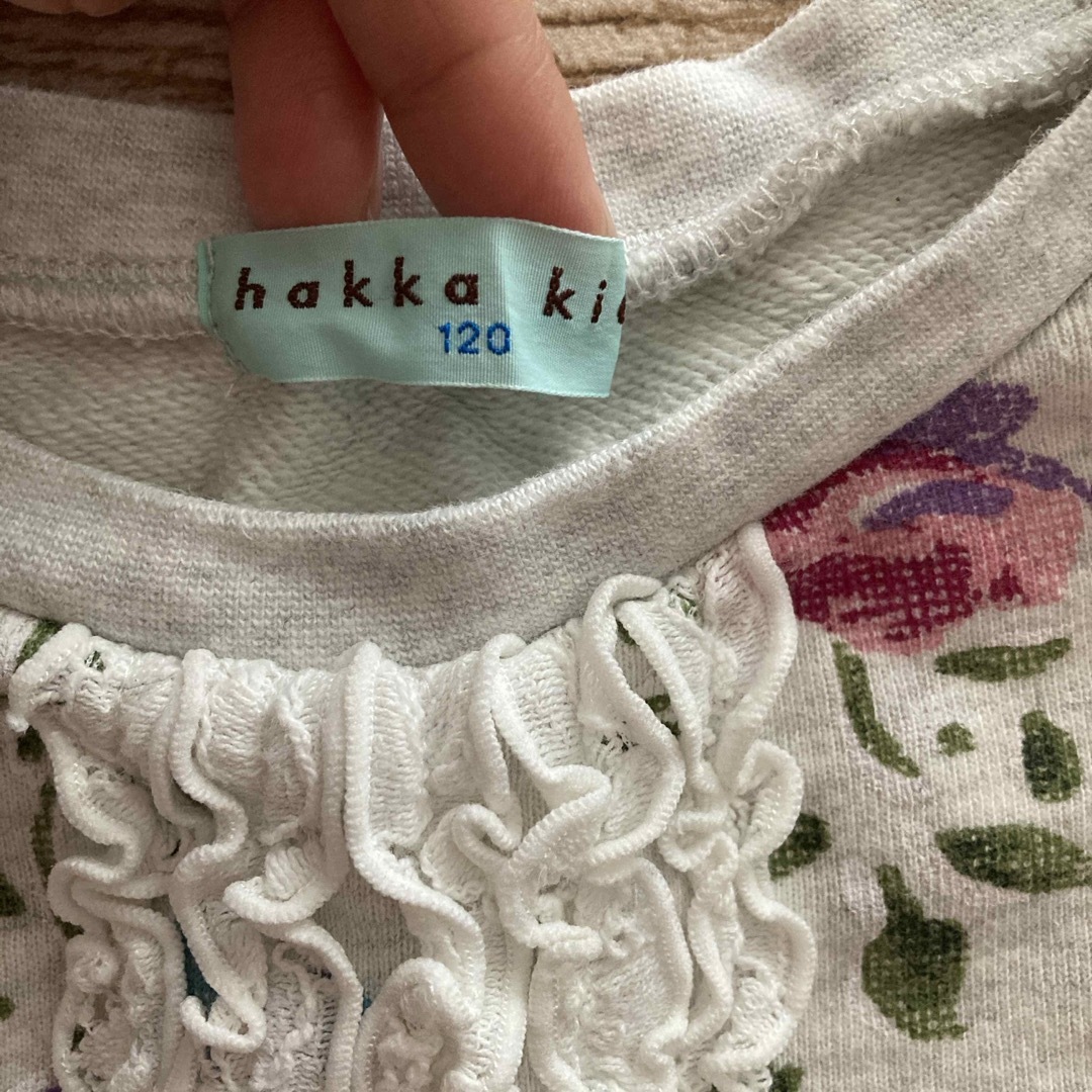 hakka kids(ハッカキッズ)の120 hakka kids トレーナー キッズ/ベビー/マタニティのキッズ服女の子用(90cm~)(Tシャツ/カットソー)の商品写真