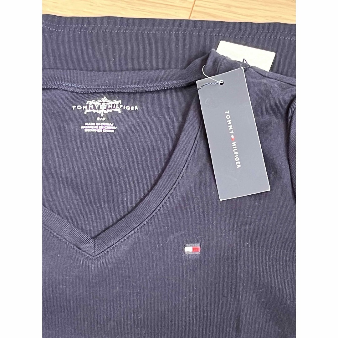 TOMMY HILFIGER(トミーヒルフィガー)の【タグ付き未使用】メンズ トップス 半袖 ネイビー S メンズのトップス(Tシャツ/カットソー(半袖/袖なし))の商品写真