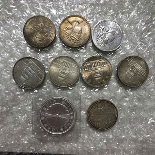昭和 平成の記念銀貨各種9枚セット(貨幣)