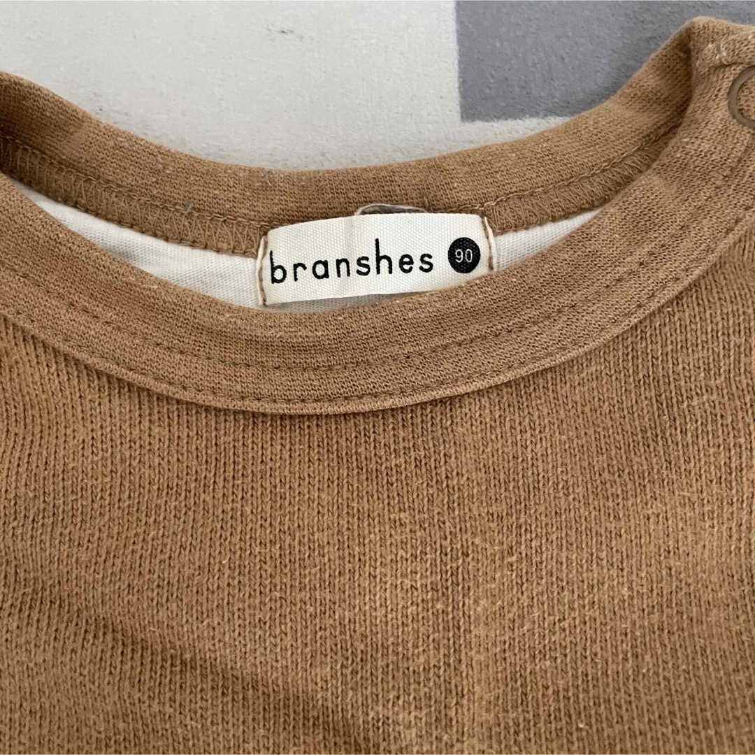 Branshes(ブランシェス)のBRANSHES ブランシェス　長袖　重ね着　トップス キッズ/ベビー/マタニティのキッズ服男の子用(90cm~)(Tシャツ/カットソー)の商品写真