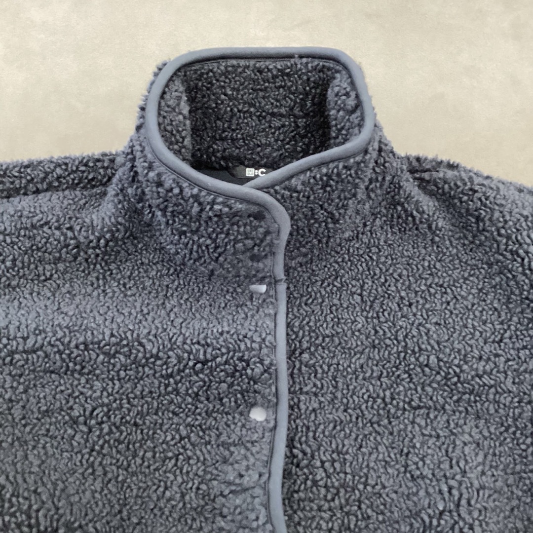 UNIQLO(ユニクロ)のユニクロ　ボアフリーススタンドカラーコート レディースのジャケット/アウター(ロングコート)の商品写真