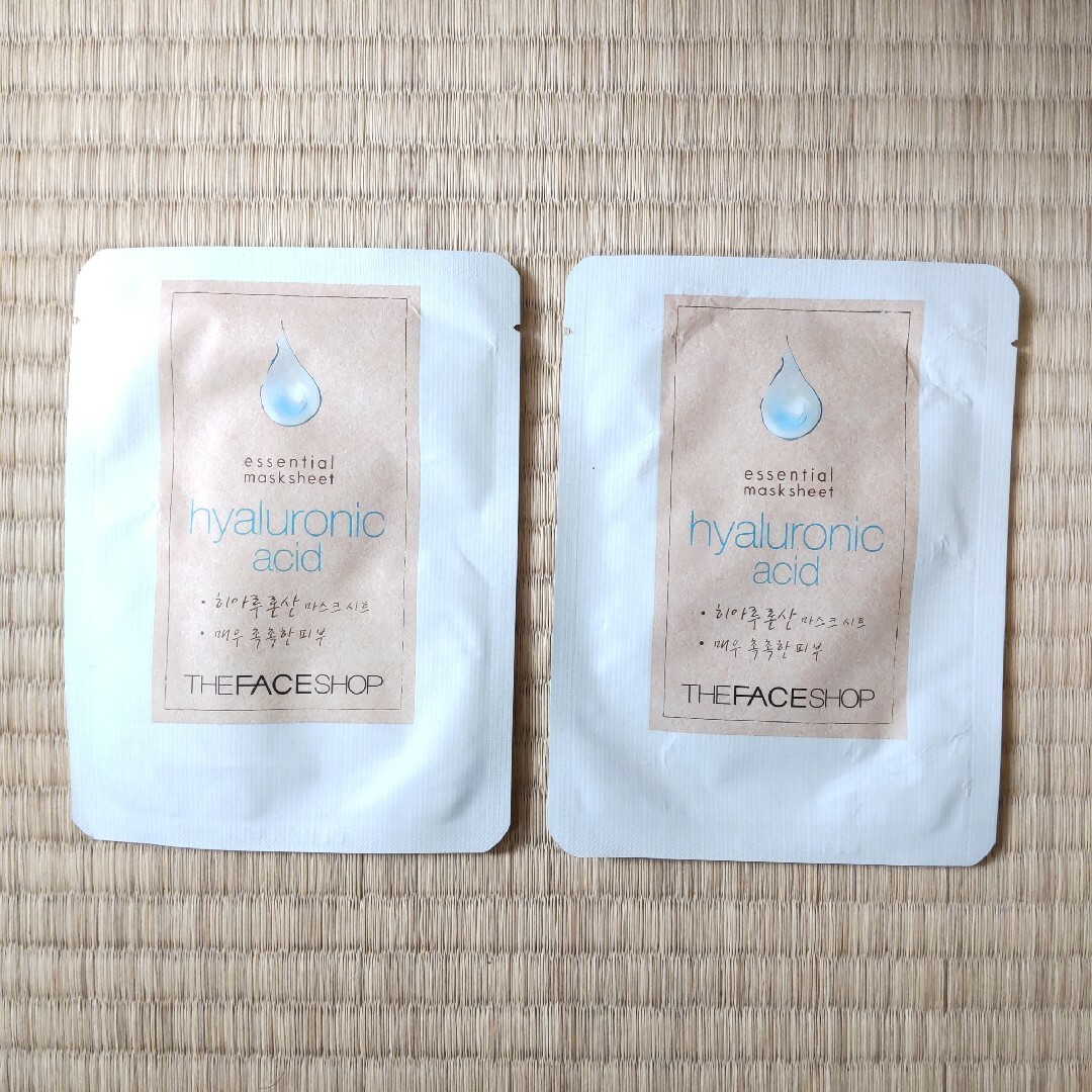 THE FACE SHOP(ザフェイスショップ)のザフェイスショップ エッセンシャル モイスチャライジング マスクシート2点セット コスメ/美容のスキンケア/基礎化粧品(その他)の商品写真