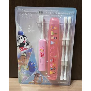 ディズニー(Disney)のこどもハピカ　ディズニー　電動歯ブラシ　はじめてセット(電動歯ブラシ)