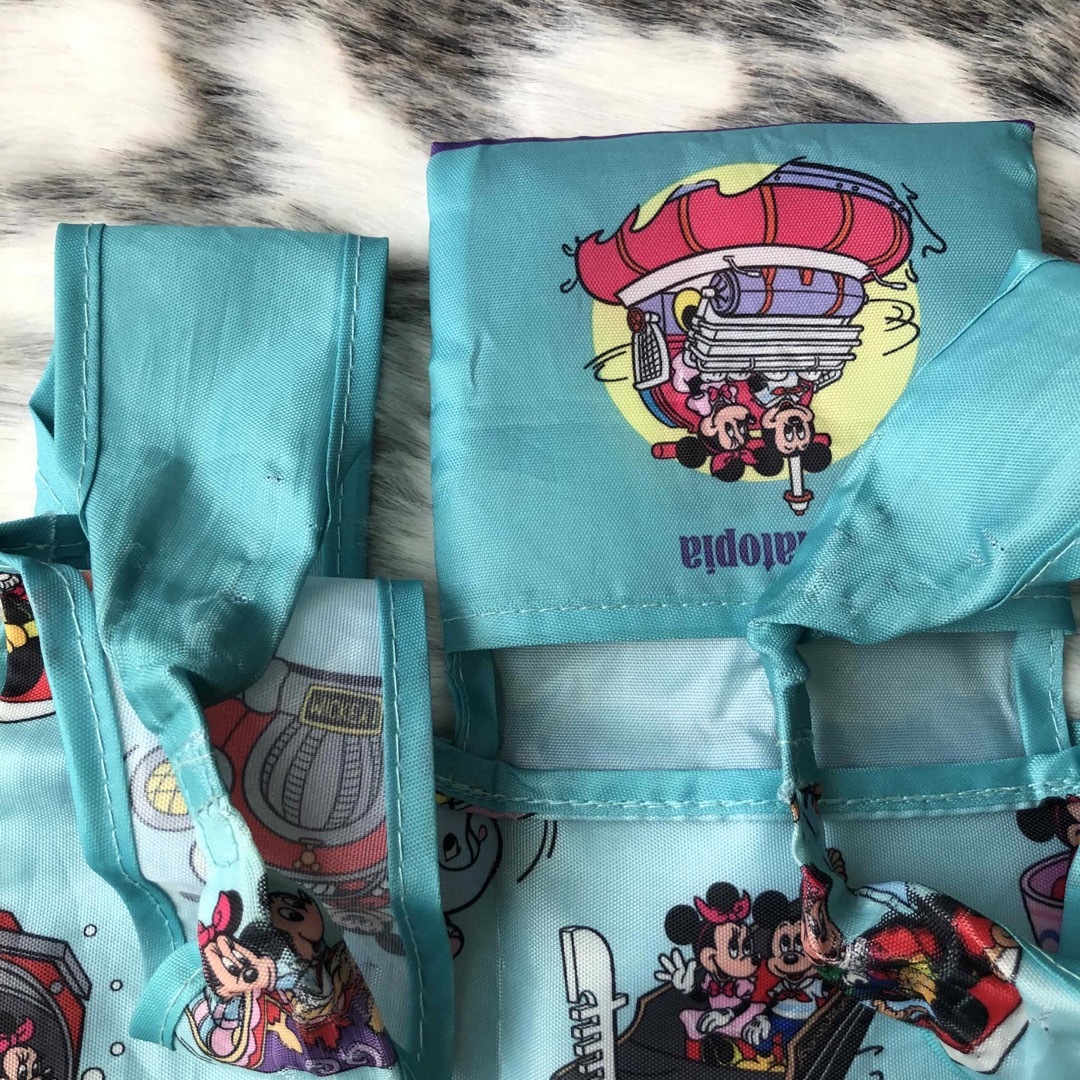Disney(ディズニー)の【used】エコバッグ  ショッピングバッグ　レジ袋　ガチャ　限定　アトラク レディースのバッグ(エコバッグ)の商品写真
