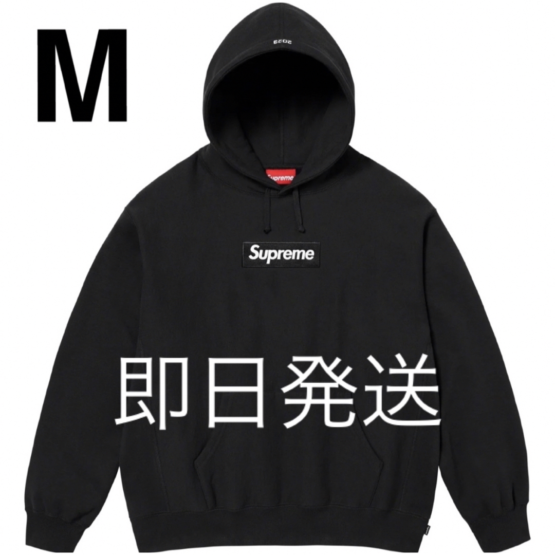 新品  Supreme Box Logo Hooded SweatshirtBLACKサイズ