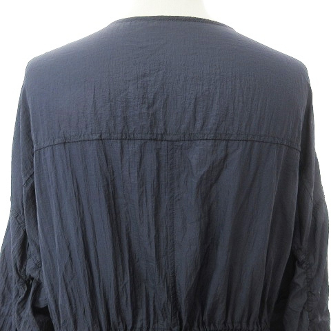 KBF(ケービーエフ)のケイビーエフ アーバンリサーチ ドロストシアーコート ロング丈 紺 ONE レディースのジャケット/アウター(その他)の商品写真