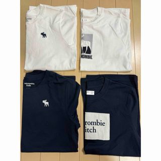 アバクロンビーアンドフィッチ(Abercrombie&Fitch)のAbercrombie&fitch アバクロ キッズ 半袖 4枚セット(Tシャツ/カットソー)