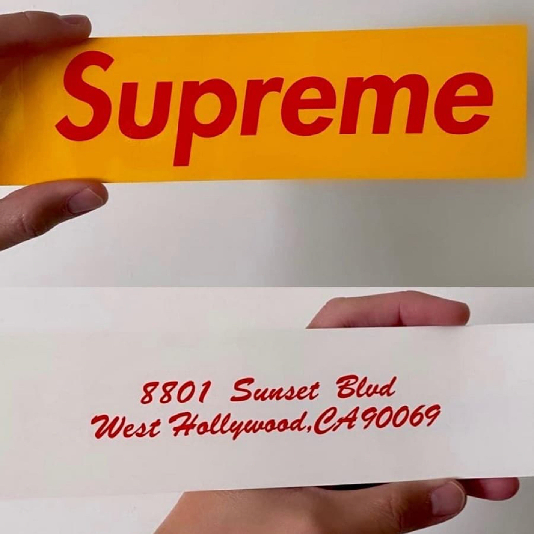 Supreme(シュプリーム)の[限定]supreme23SS West Hollywood Box ステッカー メンズのファッション小物(その他)の商品写真