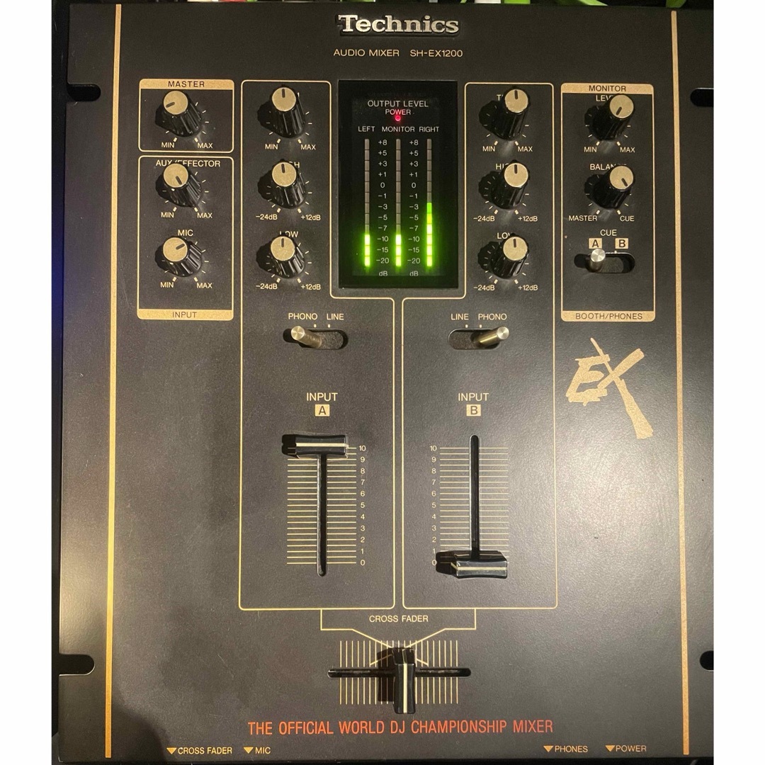 Technics SH-EX1200 ミキサー テクニックス DJ Black(Technics Technics SH-EX1200 ミキサー テクニックス DJ Black(Technics