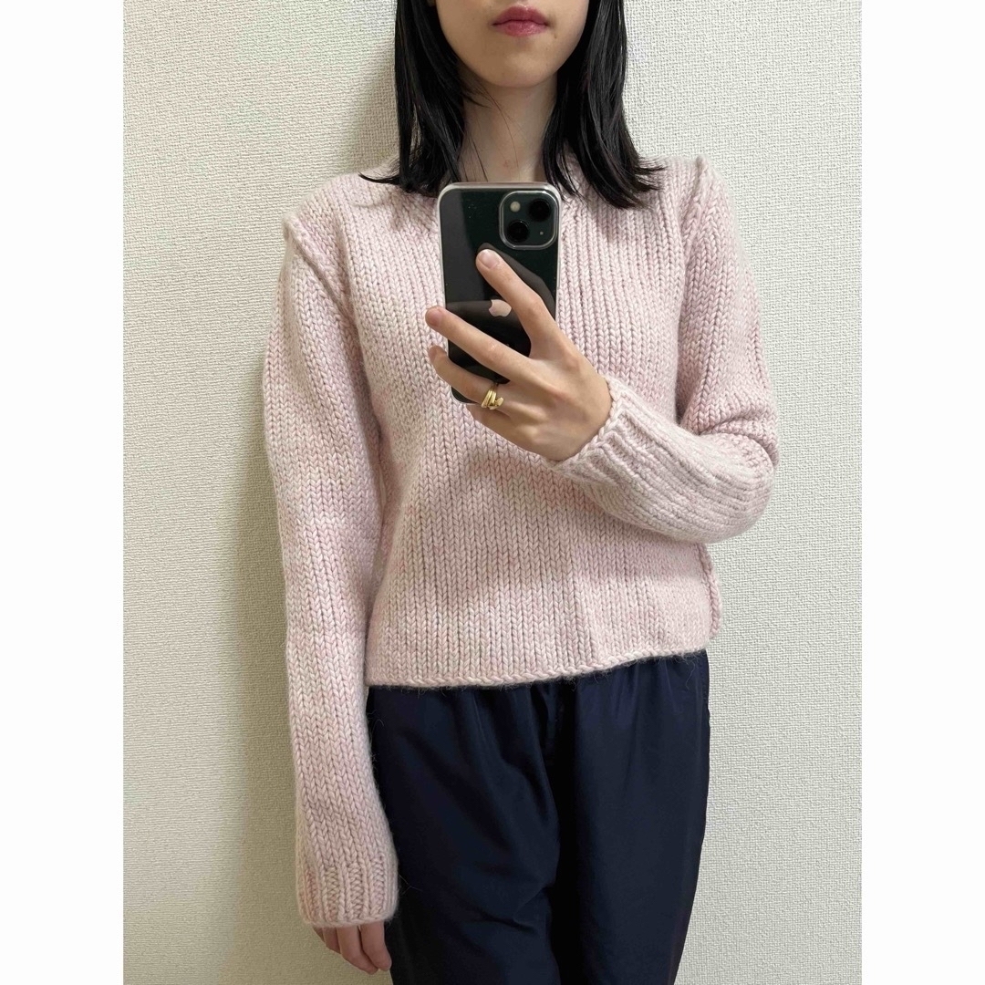 Jil Sander(ジルサンダー)のJIL SANDER ジルサンダー　ニット　ピンク レディースのトップス(ニット/セーター)の商品写真