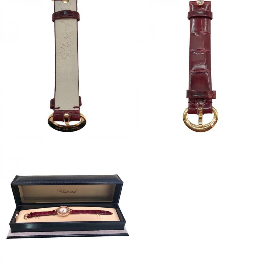 Chopard(ショパール)の　ショパール Chopard ハッピーダイヤモンド  209426-5201 ホワイトシェル K18PG レディース 腕時計 レディースのファッション小物(腕時計)の商品写真