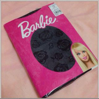 バービー(Barbie)のBarbie バラ柄タイツ(タイツ/ストッキング)