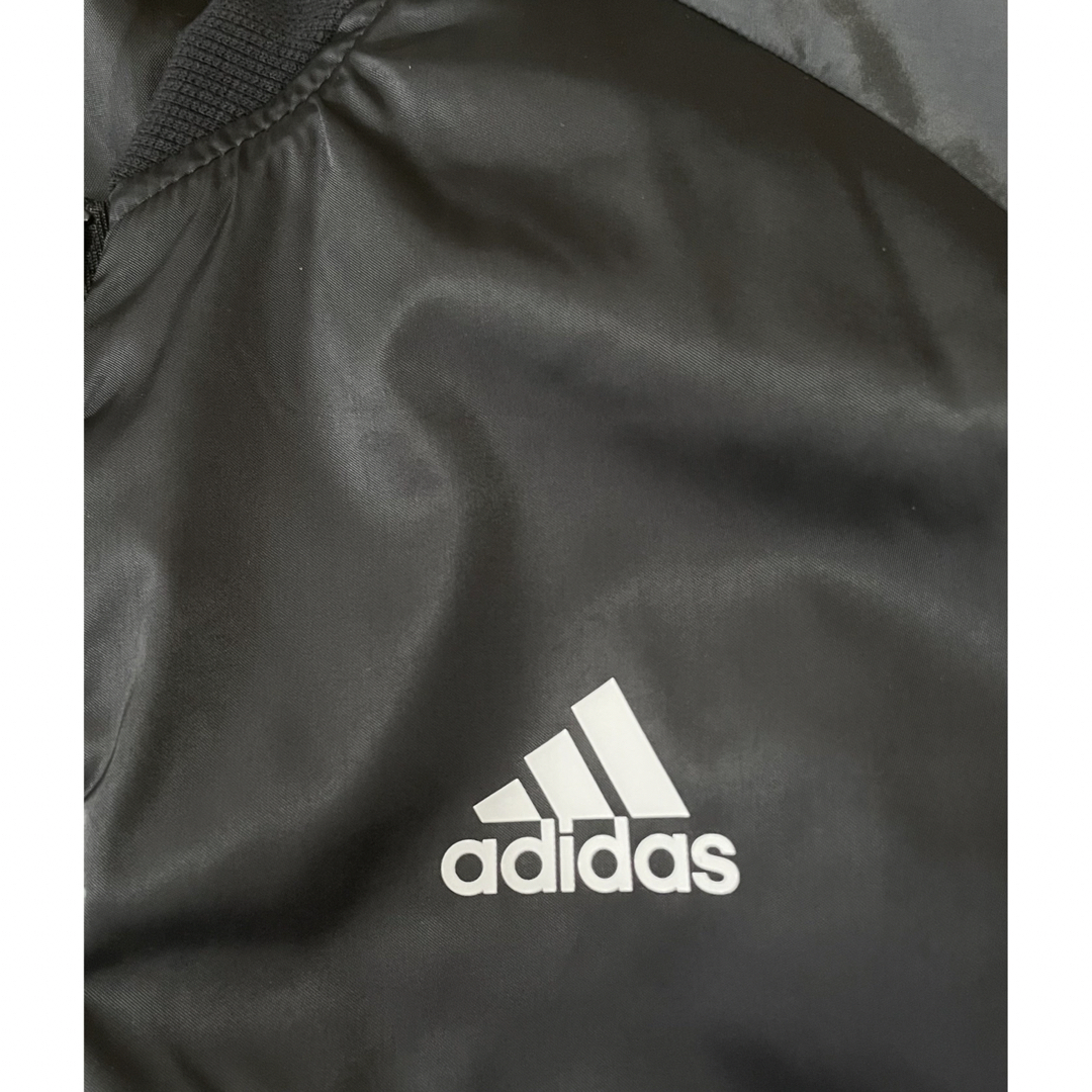 adidas(アディダス)のアディダス　ジャケット　ブラック　LL レディースのジャケット/アウター(ナイロンジャケット)の商品写真