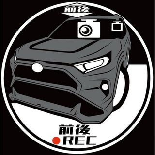 rav4 TRDストリートモンスター　ドラレコ　ドライブレコーダー　ステッカー(車外アクセサリ)