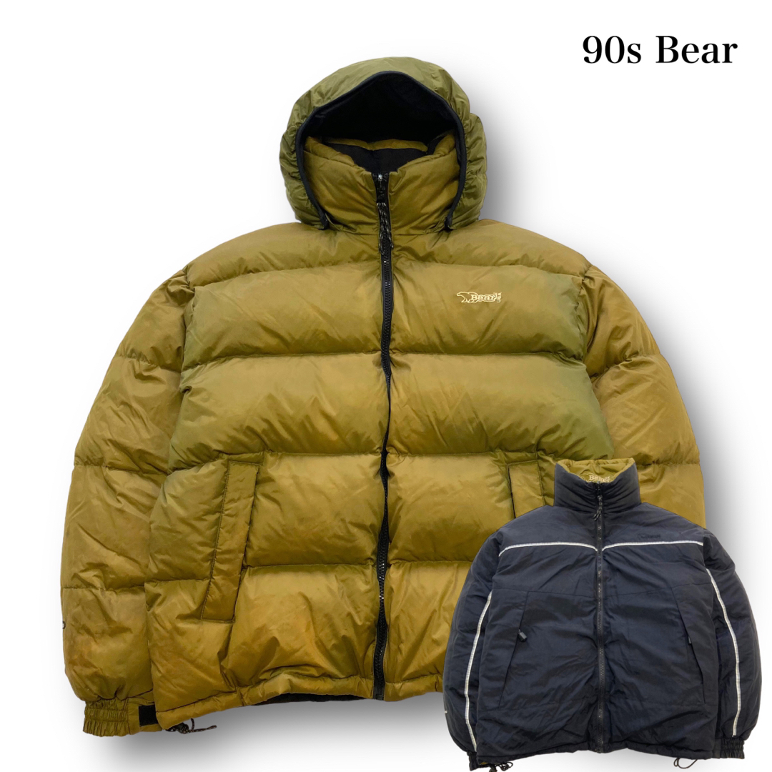 Bear USA(ベアー)の【Bear USA】90s ベアー リバーシブル ヌプシ ダウンジャケット L メンズのジャケット/アウター(ダウンジャケット)の商品写真