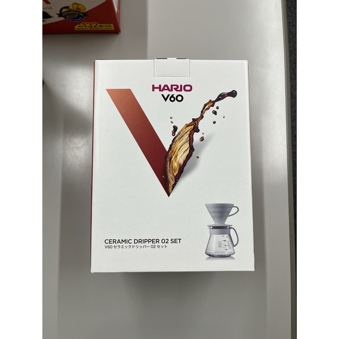 HARIO(ハリオ)のHARIO V60 ドリッパー DEAN&DELUCA コーヒー粉 2袋 セット スマホ/家電/カメラの調理家電(コーヒーメーカー)の商品写真