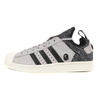 アベイシングエイプ(A BATHING APE)の新品 A BATHING APE ア ベイシング エイプ サイズ:27.5cm 17SS NEIGHBORHOOD adidas SUPERSTAR BOOST NH BAPE (CG2917) ネイバーフッド アディダス スーパースター ブースト グレー US9.5 ローカット スニーカー コラボ シューズ 靴 【メンズ】(スニーカー)