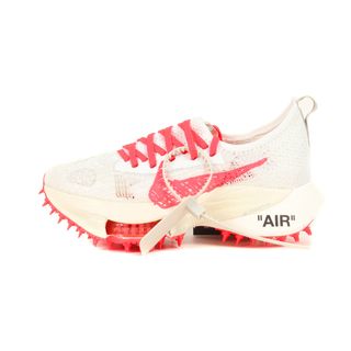 オフホワイト(OFF-WHITE)の新品 OFF-WHITE オフホワイト サイズ:23.0cm 21SS NIKE AIR ZOOM TEMPO NEXT% / OW (CV0697-100) ナイキ エアズーム テンポ ネクスト ホワイト ソーラーレッド US4 ローカット スニーカー コラボ シューズ 靴【レディース】(スニーカー)