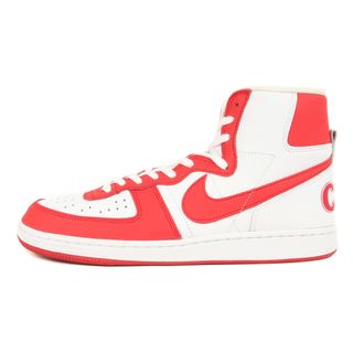 美品 COMME des GARCONS HOMME PLUS コムデギャルソン オムプリュス サイズ:28.5cm 23SS NIKE TERMINATOR HIGH SP (FD4159-102) ナイキ ターミネーター ホワイト ユニバーシティーレッド US10.5 スニーカー コラボ シューズ 靴【メンズ】【中古】(スニーカー)