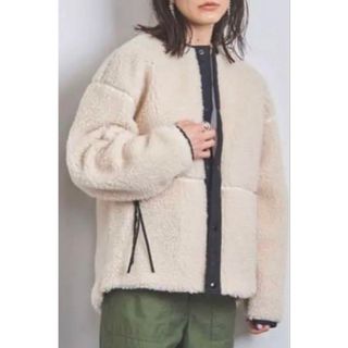 ハイク(HYKE)のHYKE / FAUX SHEARLING JACKET ハイクボアジャケット (ブルゾン)