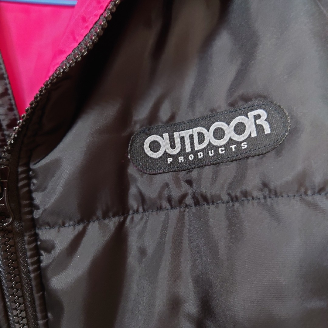 OUTDOOR PRODUCTS(アウトドアプロダクツ)のOUTDOOR PRODUCTS ジャンバー 中綿入り ジャケット 黒 レディースのジャケット/アウター(ナイロンジャケット)の商品写真