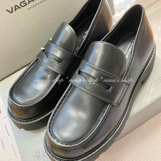 アーバンアウトフィッターズ(Urban Outfitters)の【新品】vagabond ヴァガボンド 厚底ローファー サイズ38 24.5cm(ローファー/革靴)