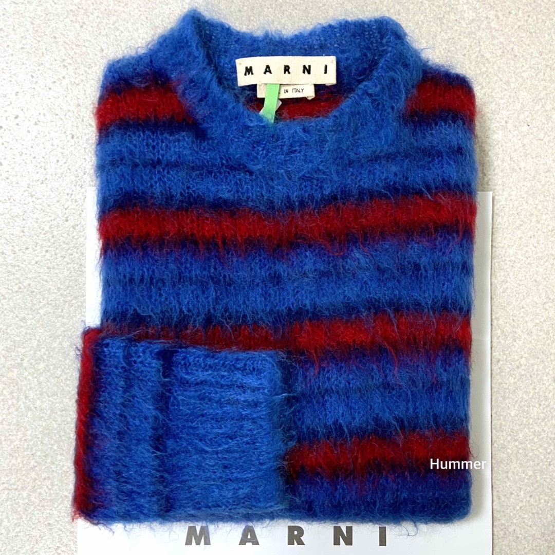 Marni(マルニ)の国内正規品 美品 19Aw コレクション 46 マルニ モヘヤ ニット セーター メンズのトップス(ニット/セーター)の商品写真