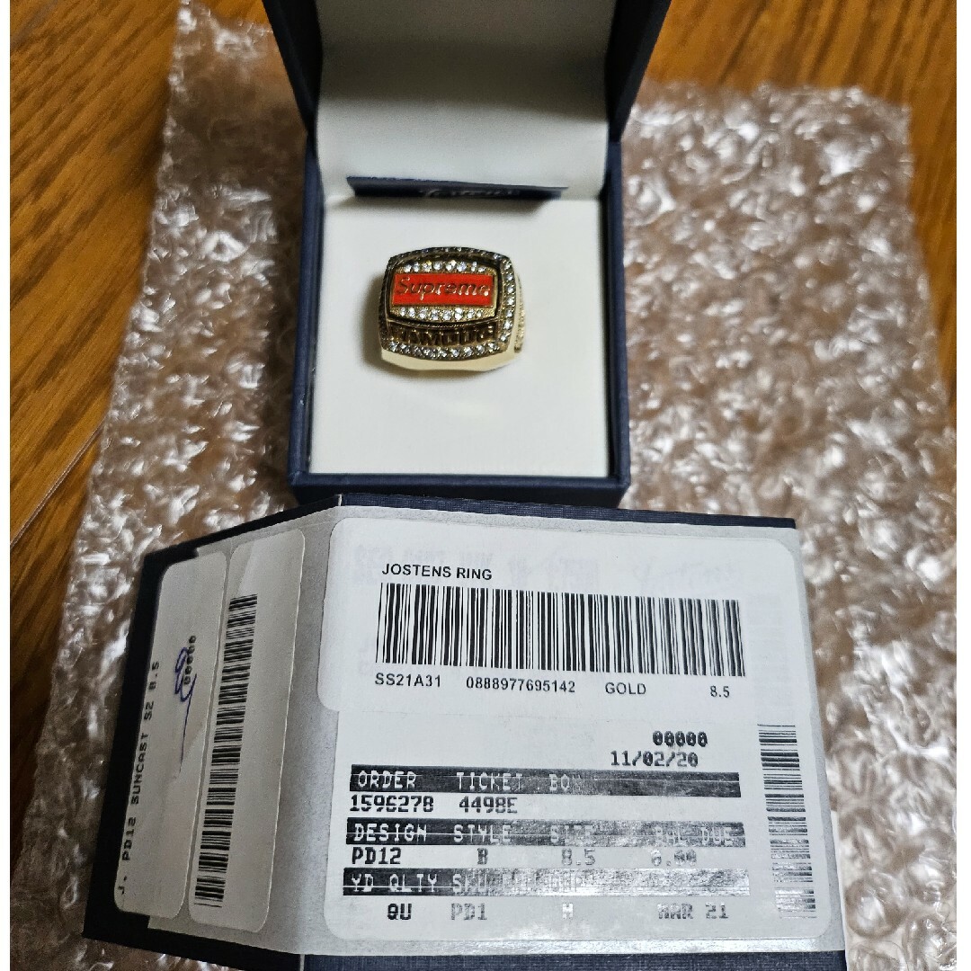 Supreme - シュプリーム supreme jostens champion ring 8.5の Supreme - シュプリーム supreme jostens champion ring 8.5の