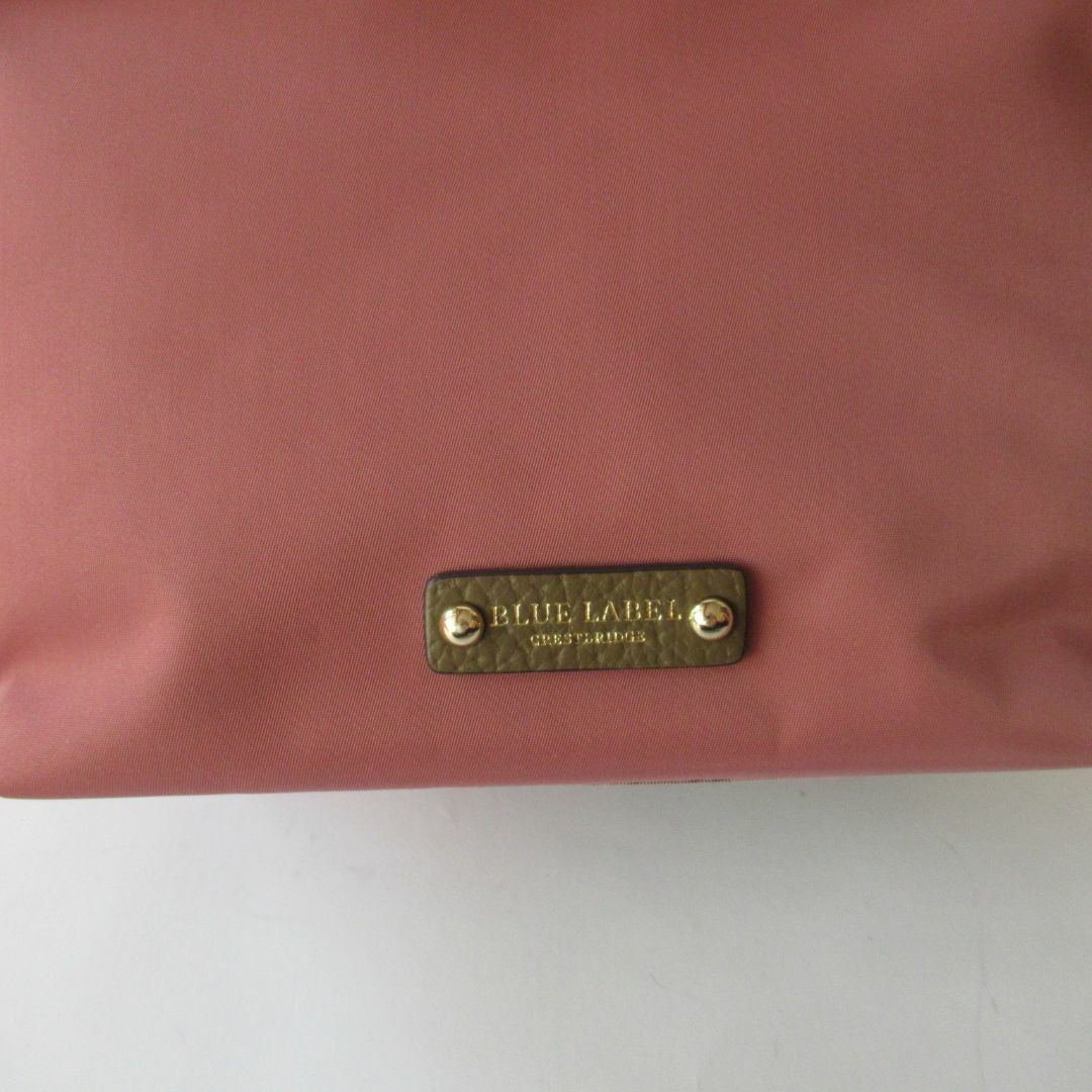 BLUE LABEL CRESTBRIDGE(ブルーレーベルクレストブリッジ)のブルーレーベルクレストブリッジ 新品ピンク ナイロンミニショルダー / バッグ レディースのバッグ(ショルダーバッグ)の商品写真