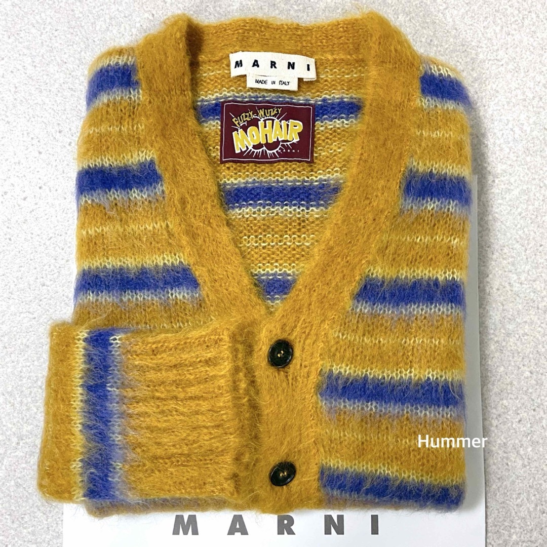 Marni(マルニ)の国内正規品 2021Aw～ 極美品 46 マルニ モヘア ニットカーディガン メンズのトップス(カーディガン)の商品写真