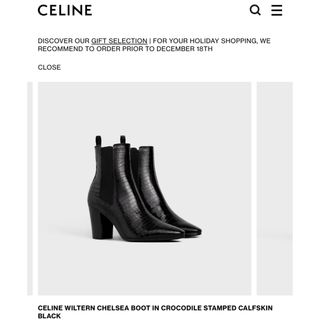 セリーヌ(celine)のCELINE WILTERN チェルシーブーツ　43(ブーツ)