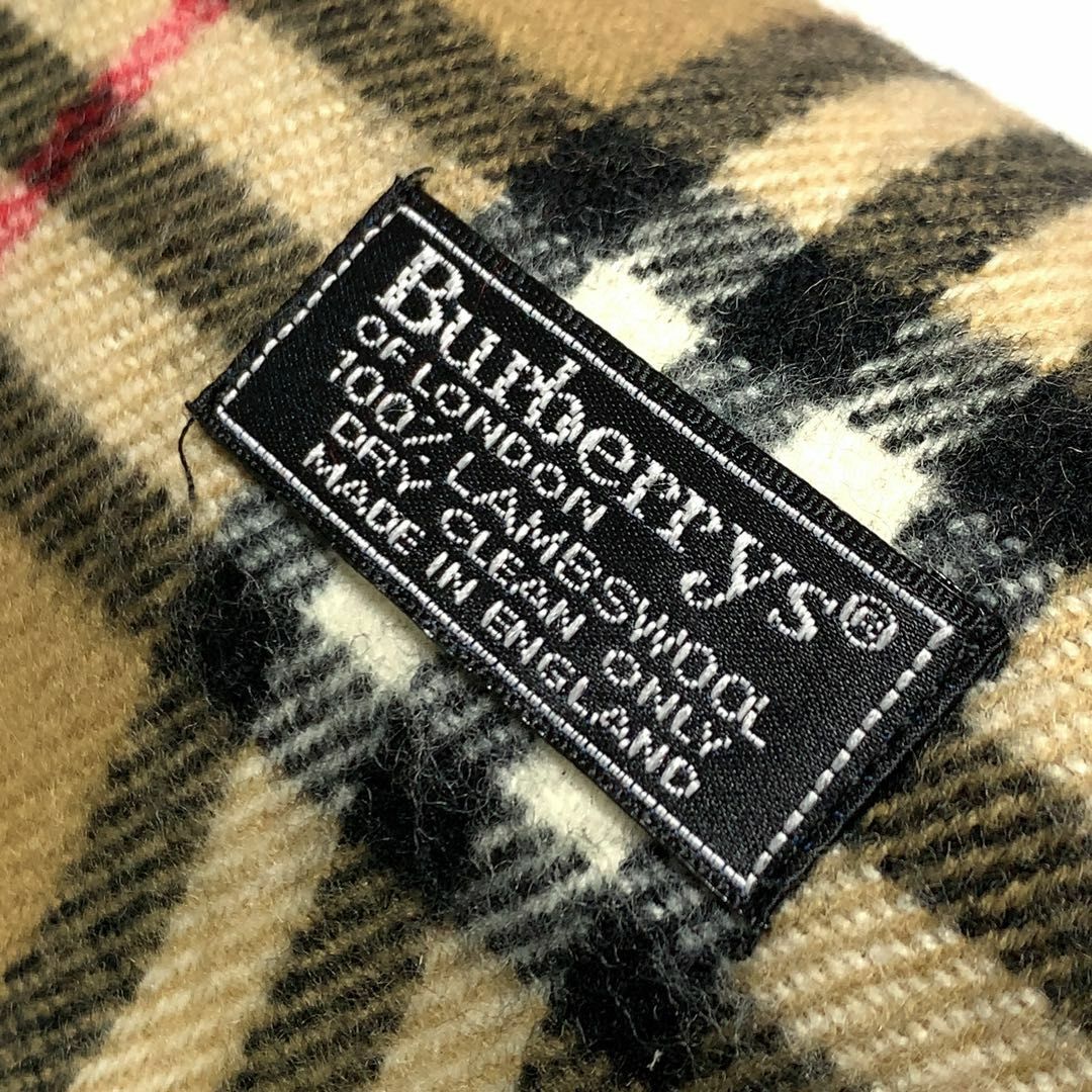 BURBERRY(バーバリー)の☆極美品 試着程度☆バーバリー ウール100% マフラー  #124161 メンズのファッション小物(マフラー)の商品写真