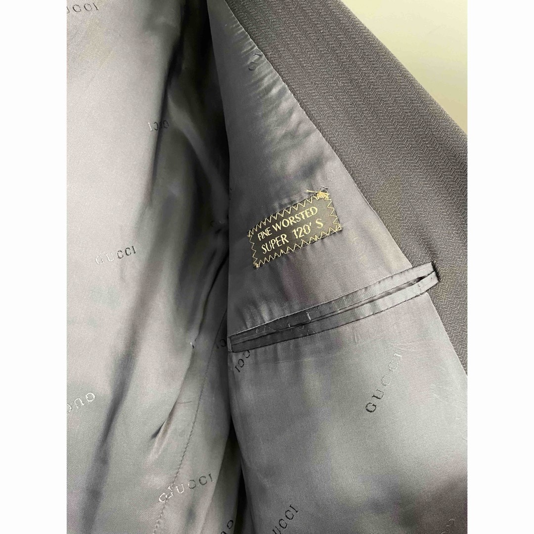 Gucci(グッチ)の90's GUCCI TOM FORD期 ダブルブレスト テーラードジャケット メンズのジャケット/アウター(テーラードジャケット)の商品写真