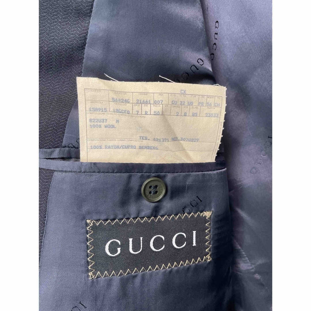 Gucci(グッチ)の90's GUCCI TOM FORD期 ダブルブレスト テーラードジャケット メンズのジャケット/アウター(テーラードジャケット)の商品写真